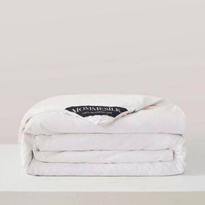 Mommesilk All Season Cotton Covered Silk Comforter white Twin NWT in packaging